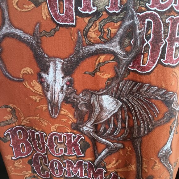 Buck Commander "Giter Dead" Graphic T-Shirt Orange Delta Magnum Weight Adult XL - Picture 3 of 5